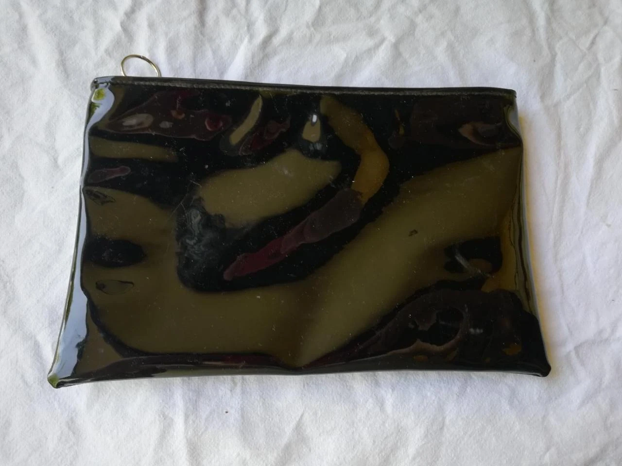 Lote rígido de Bolso tipo tote (o bolsa de playa...) abierta + su Neceser en PVC – photo 19